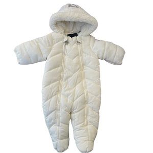Dkny Baby Girls' Coats Dkny Pram Jumpsuit Quilted Polar Fleece Lined Snowsuit